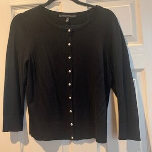 White House Black Market Lightweight Cardigan Sweater sz M
